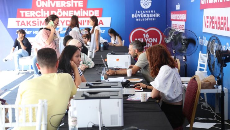 İBB’DEN GENÇLERE TERCİH DESTEĞİ