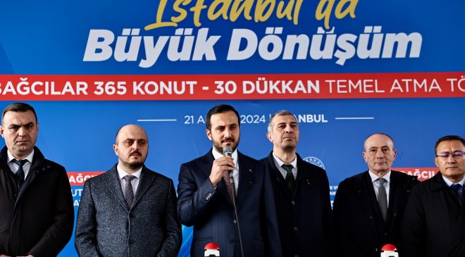 Bağcılar’da Ece Sitesi’nin temeli atıldı