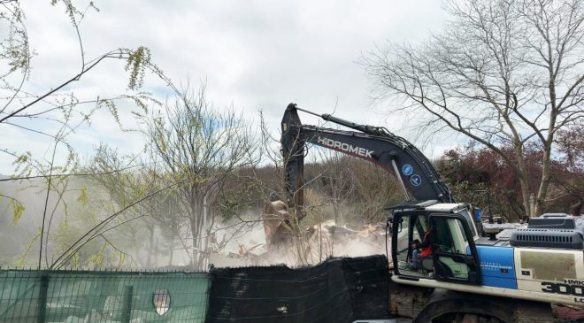 TERKOS HAVZASI’NDAKİ KAÇAK YAPILAR KALDIRILDI